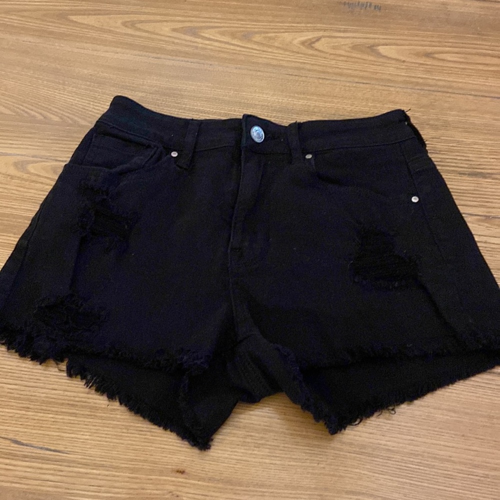 PAC sun distressed jean shorts